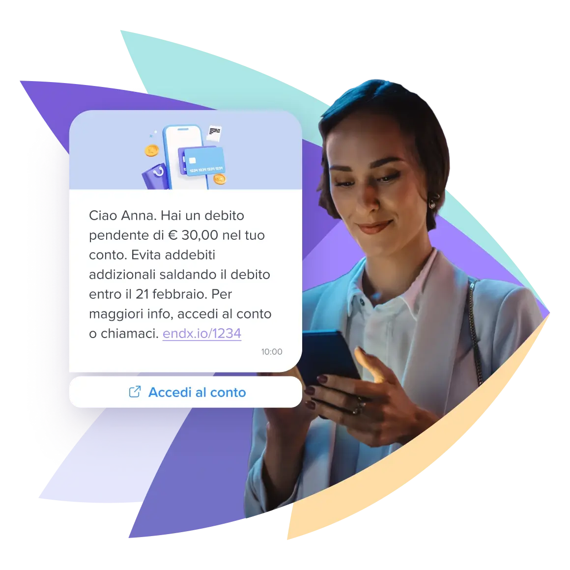 Esendex - esempio messaggio RCS
