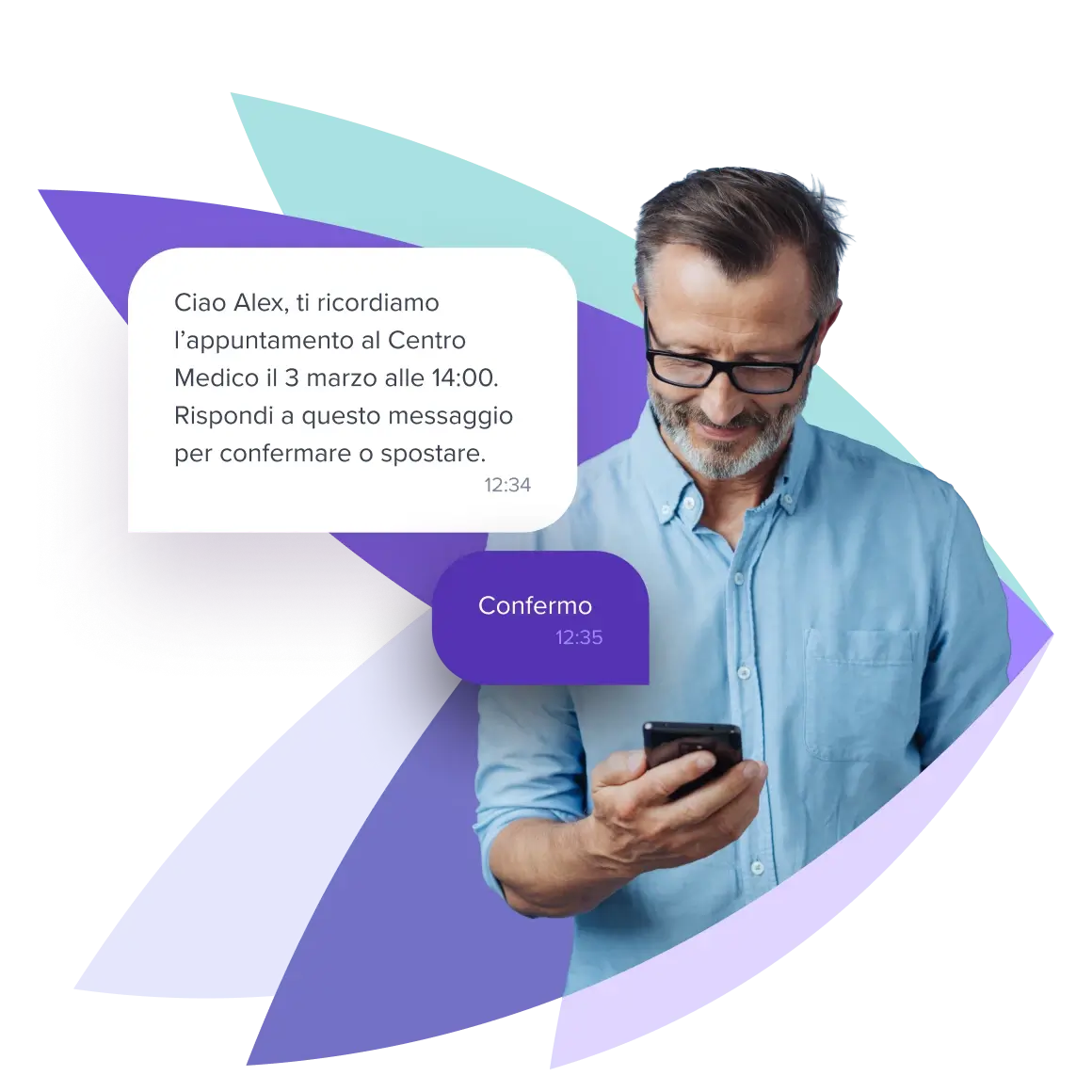 Esendex - esempio messaggio SMS