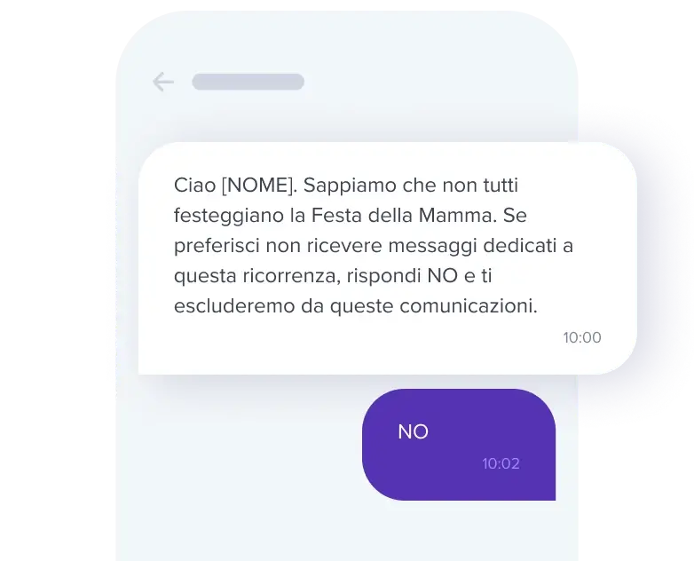 Ricezione SMS - Segmentazione target