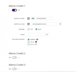 allerta crediti tripla