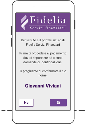 gif con esempio di mobile payment per i servizi finanziari