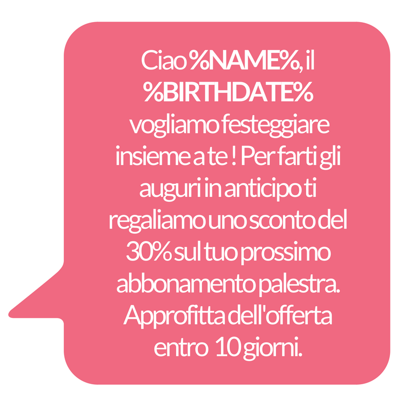 sms di compleanno ai clienti - sconto sms di compleanno ai clienti - sconto