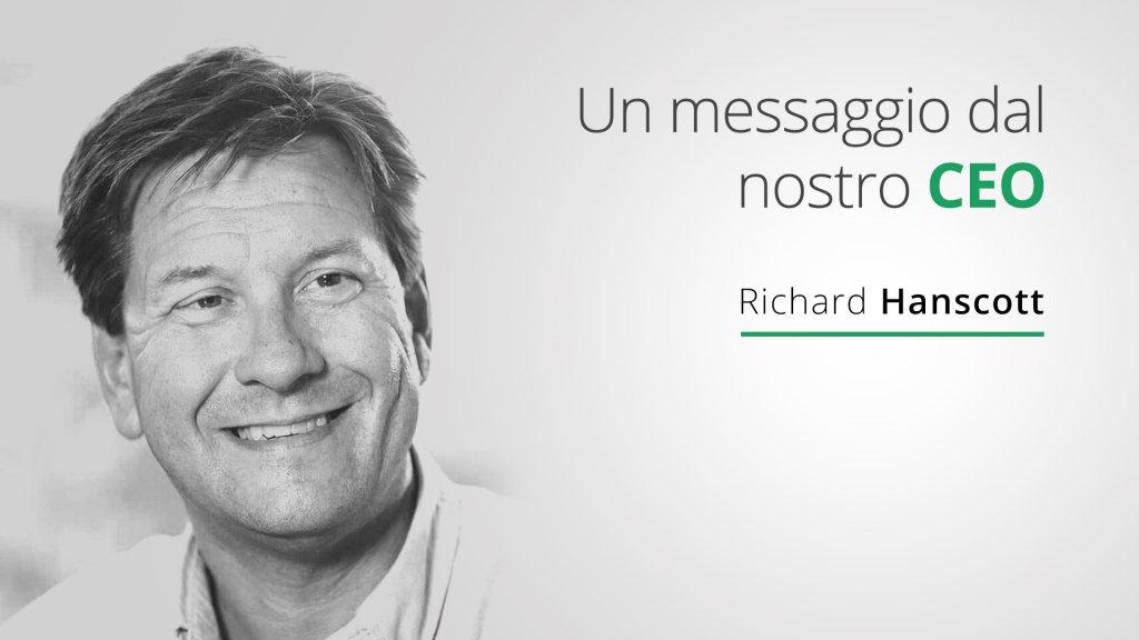 messagio dal nostro CEO