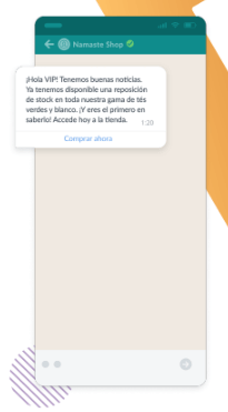 ejemplo notificaciones whatsapp